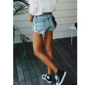 Levi's Shorts - Levis High Waisted Shorts Levi's Shorts - Levis High Waisted Shorts